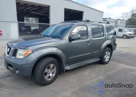 2005 Nissan Pathfinder Se z USA, uszkodzony, nr VIN 5N1AR18W35C766718